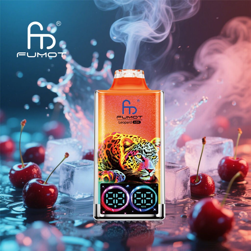 cherry ice fumot leopard 40000 40k puffs