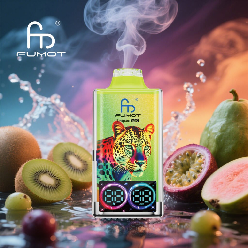 kiwi passion fruit guava fumot leopard 40000 40k puffs