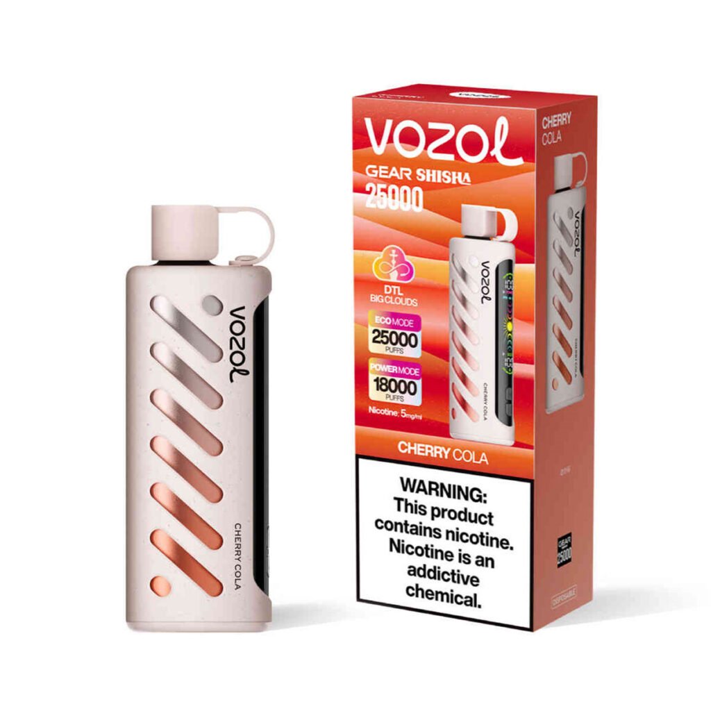 dispositivo único e caixa de retalho para vozol gear shisha 25000 cherry cola dispositivo único e caixa de retalho para vozol gear shisha 25000 cherry cola