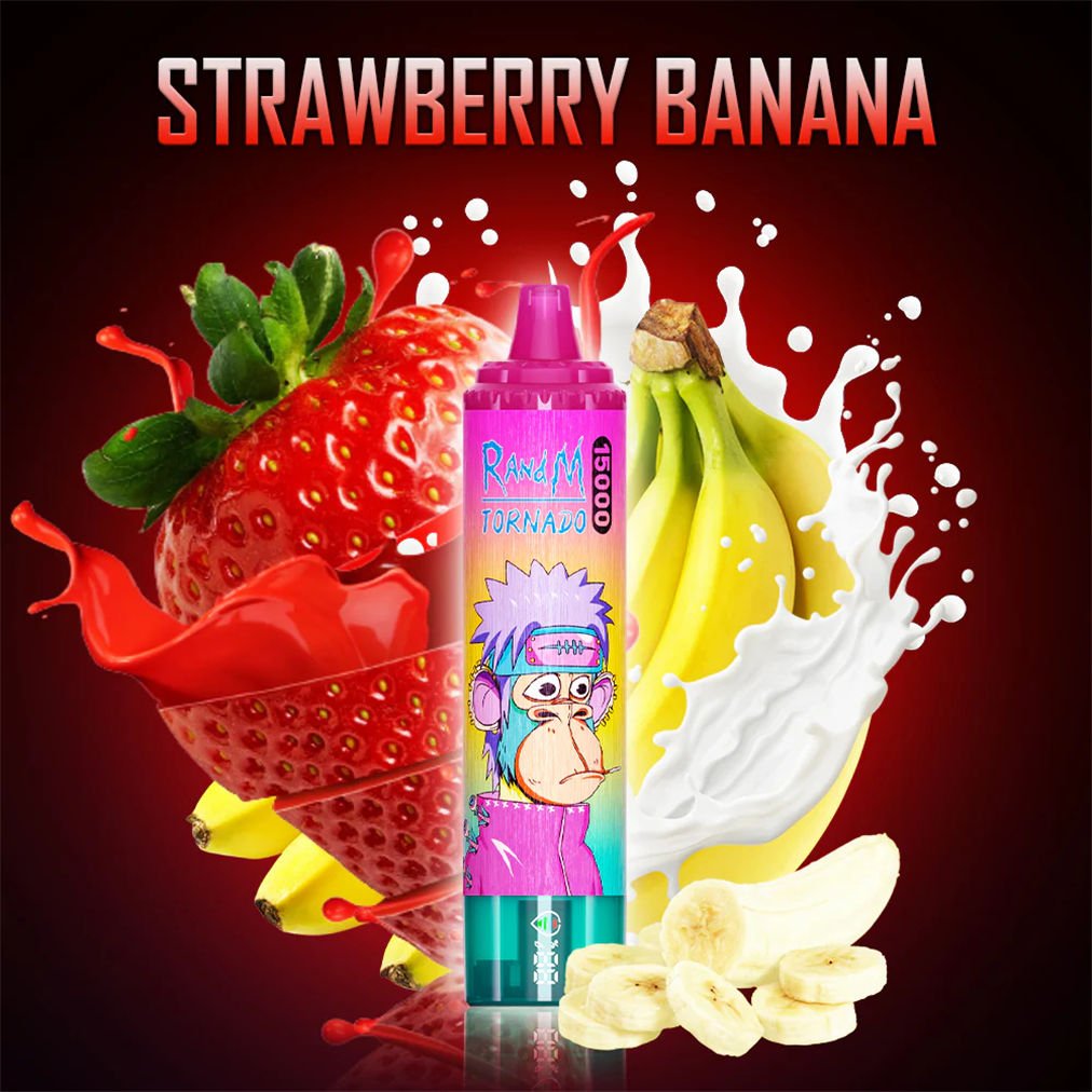 strawberry banana fumot randm tornado 15000