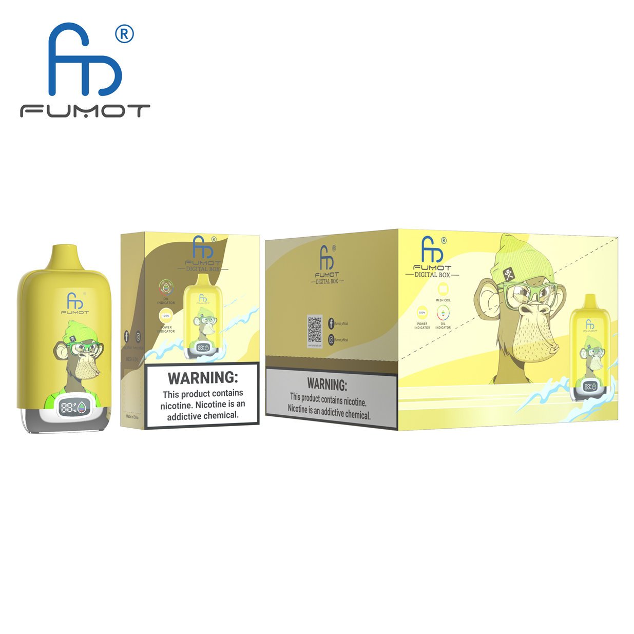 mayorista caja expositora de 10 paquetes de fumot 12000 berry lemonade