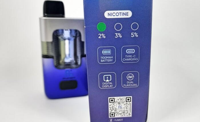 fumot eco 2in1 50k cactus ice & cactus kiwi and its packaging box