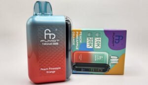 fumot tornado 20000 peach pineapple orange y su embalaje
