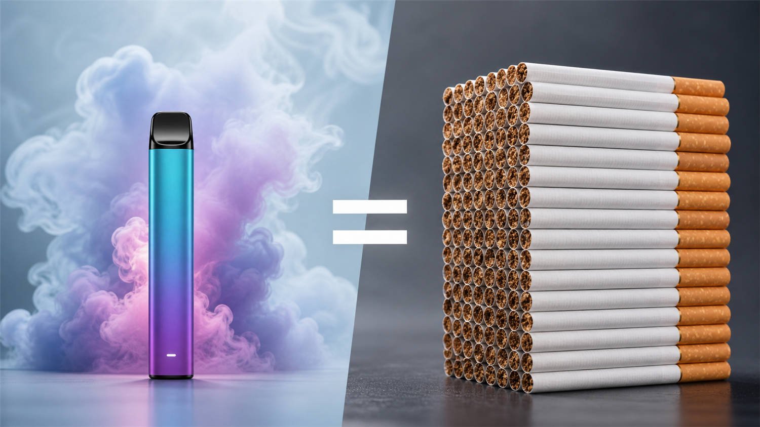¿Cuántos cigarrillos equivalen a 12.000 caladas? La matemática real