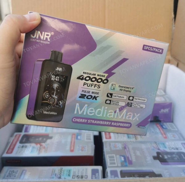 jnr mediamax 40k disposable vape Media Max 40000 Puff: Bluetooth Integration and Touch-Controlled Dual Modes Quantity:50 ($4.46) Cali Our Picks for the