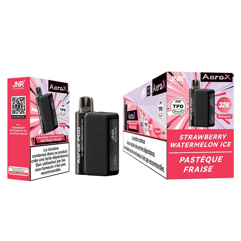 jnr aero x 32k strawberry watermelon ice shipping box and retail packages in bulk
