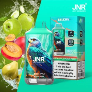 jnr falcon 16000 green apple peach pear and retail packaging