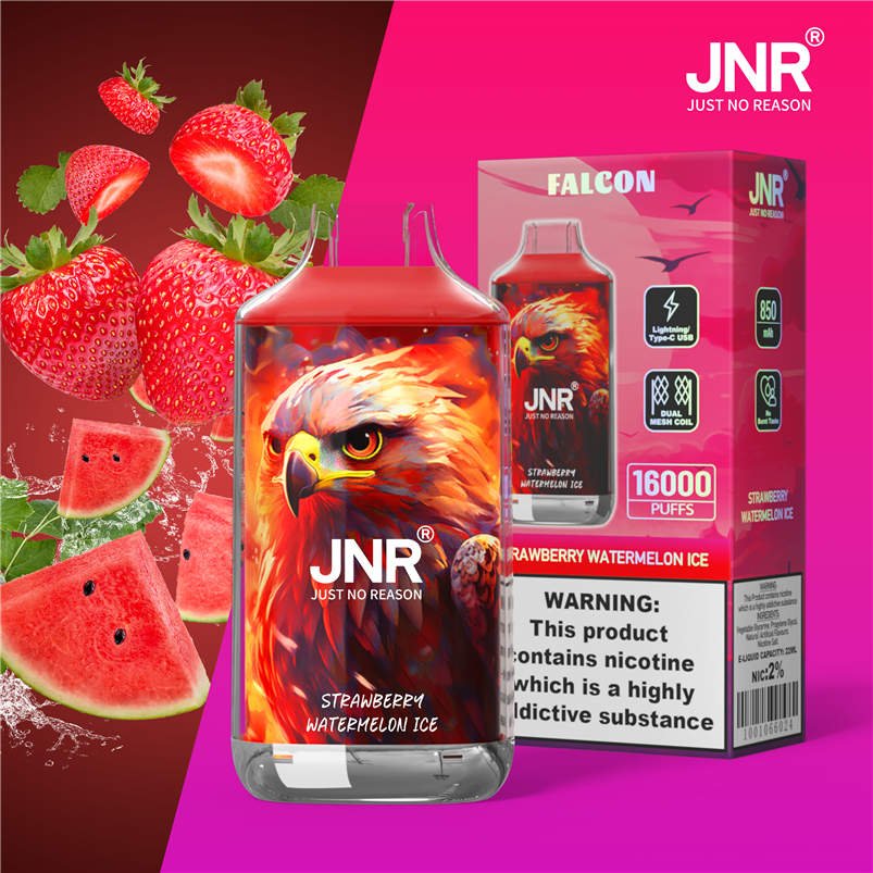 jnr falcon 16000 strawberry watermelon ice y embalaje para la venta al por menor jnr falcon 16000 strawberry watermelon ice y embalaje para la venta al por menor