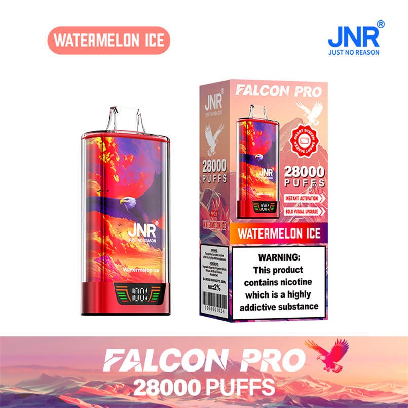 jnr falcon pro 28000 watermelon ice with official retail box jnr falcon pro 28000 watermelon ice with official retail box