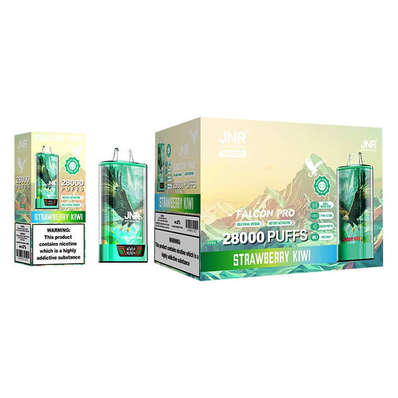 jnr falcon pro 28k strawberry kiwi bulk wholesale packaging and outer box