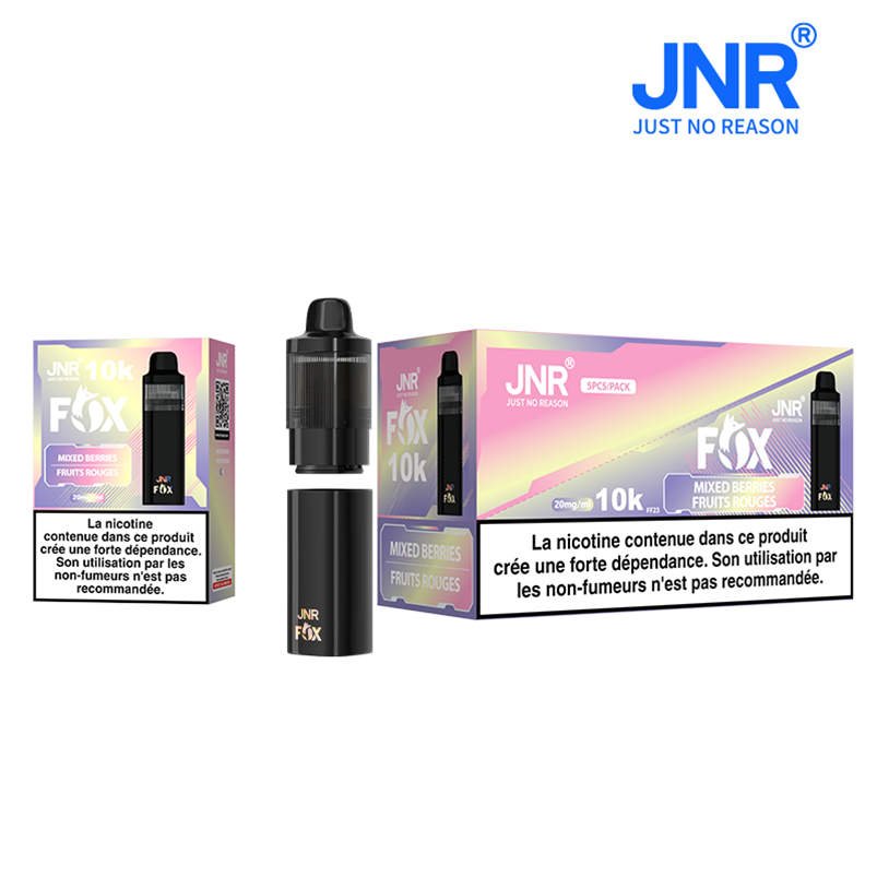 jnr fox 10k mixed berries shipping box and retail packages in bulk