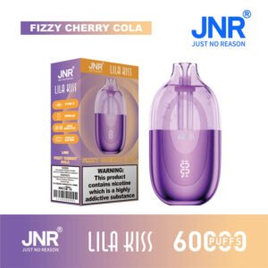 jnr lila kiss 60000 fizzy cherry cola with official retail box