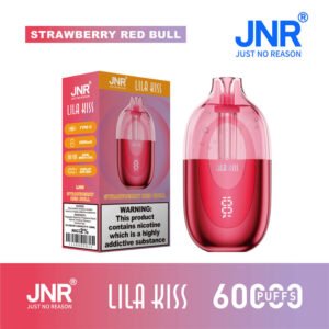 jnr lila kiss 60000 strawberry red bull with official retail box
