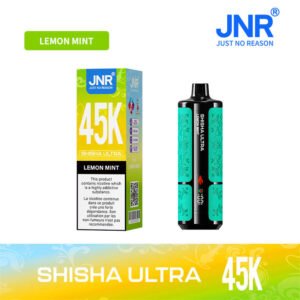 jnr shisha ultra 45k lemon mint with retail packaging