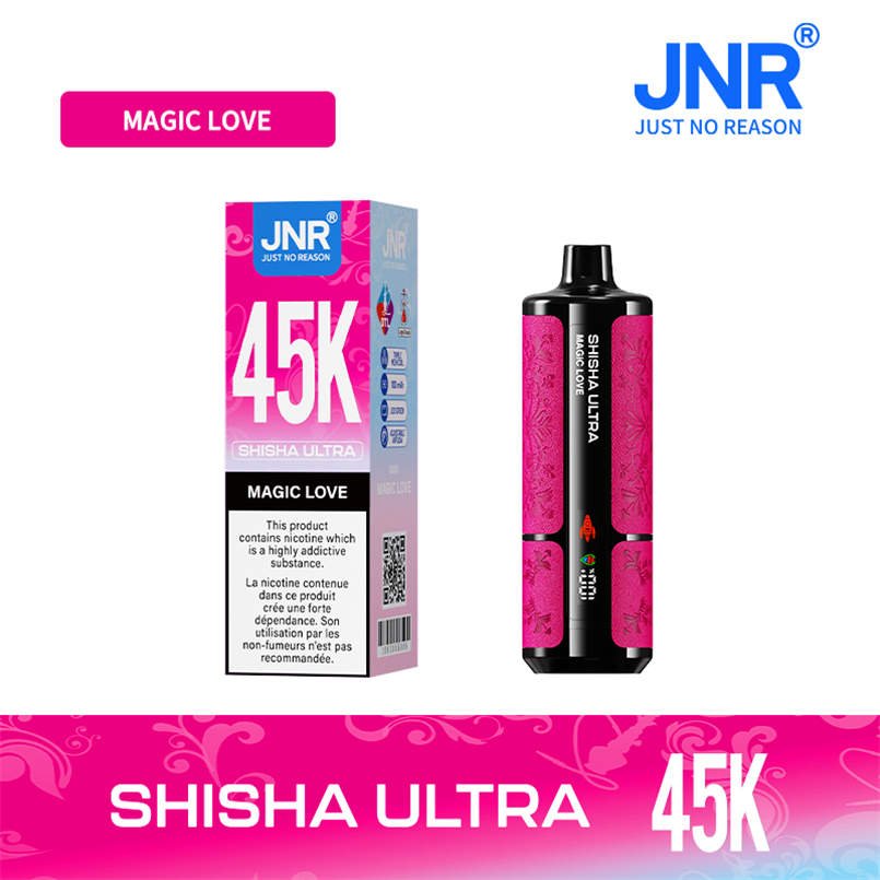 jnr shisha ultra 45k magic love with retail packaging