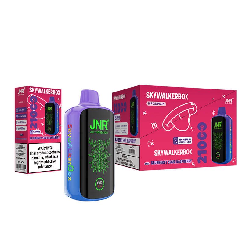 jnr sky walker box 21k blueberry sour raspberry shipping box and retail packages in bulk