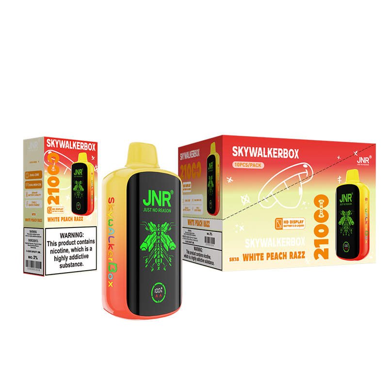 jnr sky walker box 21k white peach razz shipping box and retail packages in bulk
