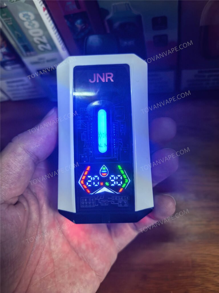 jnr tank pro 33k screen indicating the 20w high performance setting jnr tank pro 33k screen indicating the 20w high performance setting