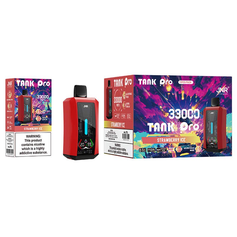 jnr tank pro 33k strawberry ice master carton packaging for wholesale