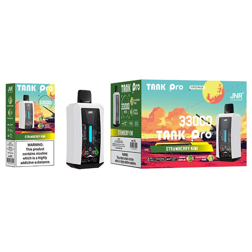 jnr tank pro 33k strawberry kiwi master carton packaging for wholesale