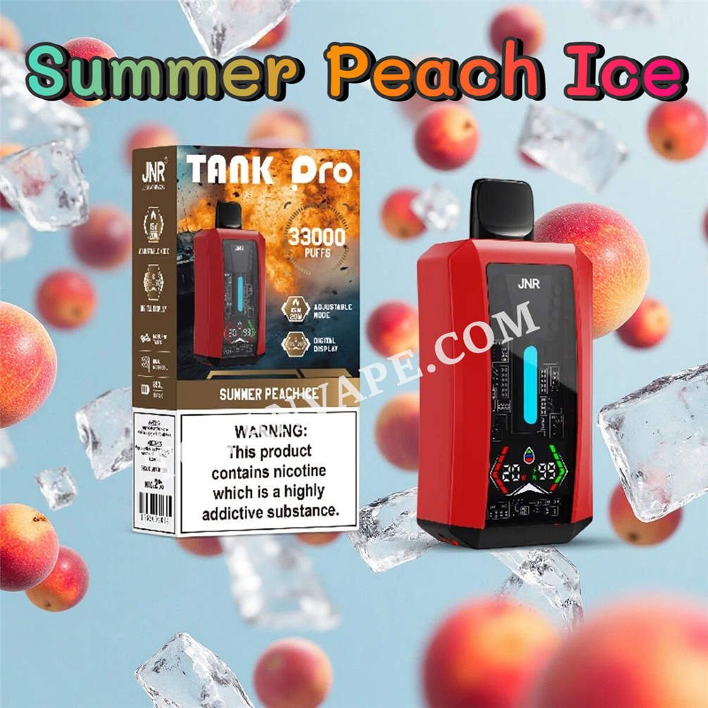 summer peach ice jnr tank pro 33000