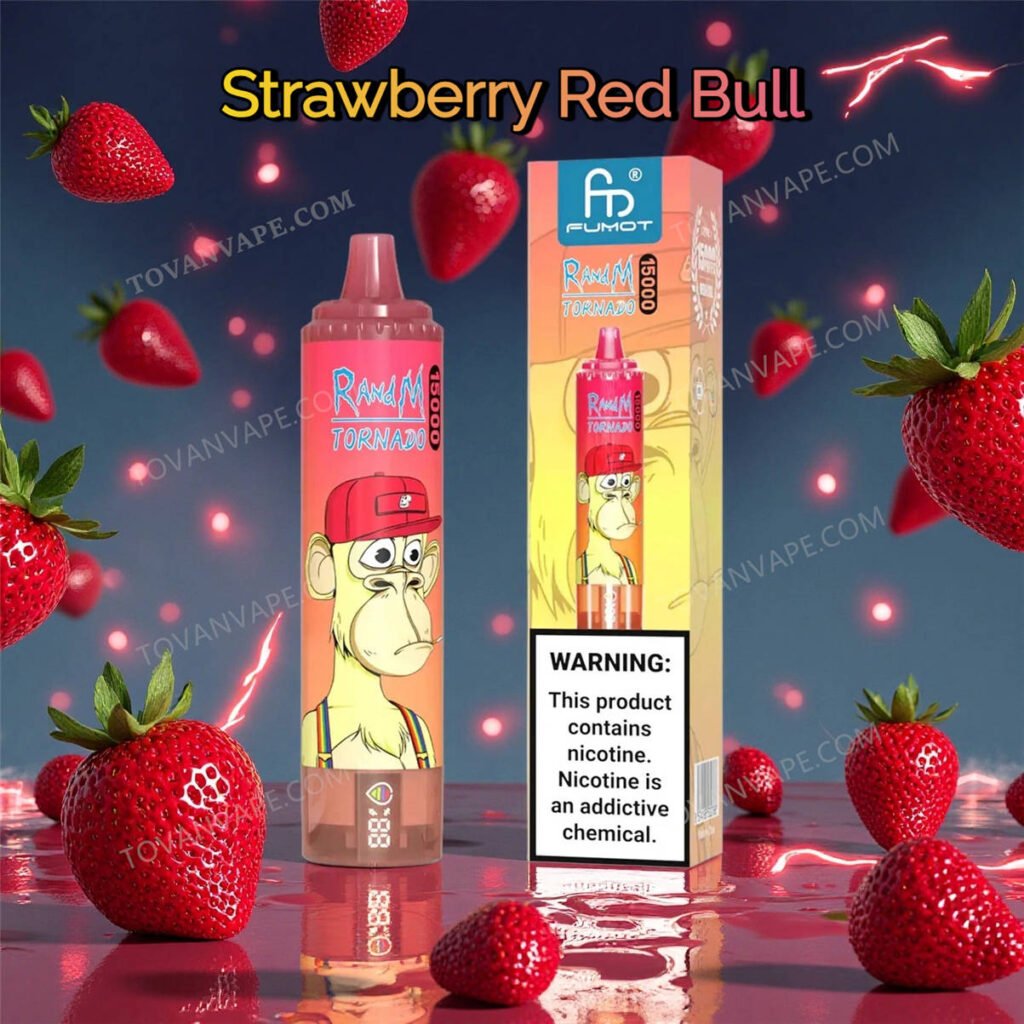 un dispositivo randm tornado 15k strawberry red bull decorato con fragole fresche e rinfrescanti spruzzi energy drink un dispositivo randm tornado 15k strawberry red bull decorato con fragole fresche e rinfrescanti spruzzi energy drink