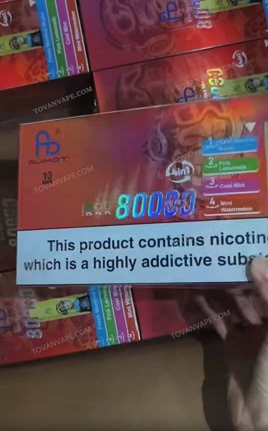 back view of the fumot eco 4in1 80k 10 pack wholesale packaging box