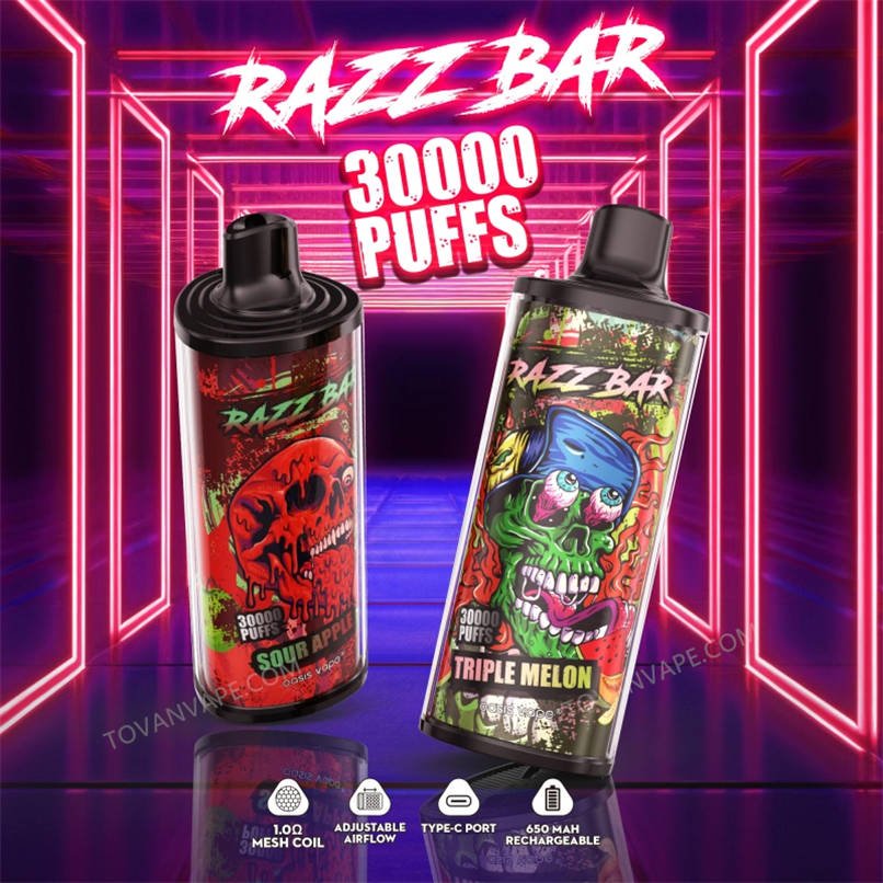 close up showing the main hardware features of the razz bar 30000