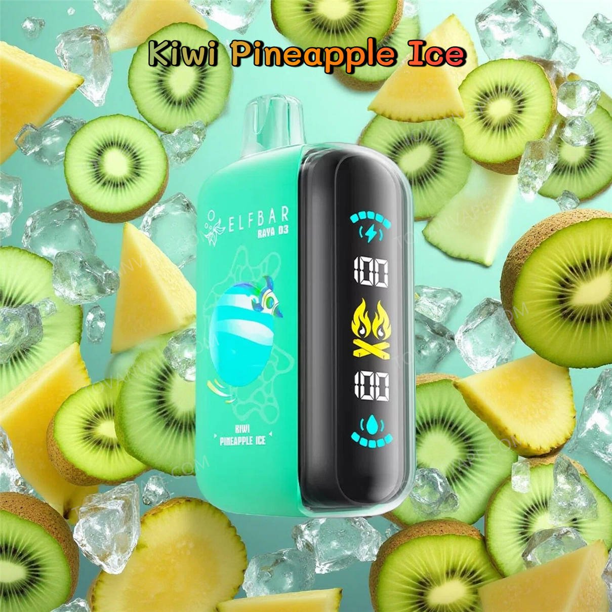 elf bar raya d3 25000 kiwi pineapple ice