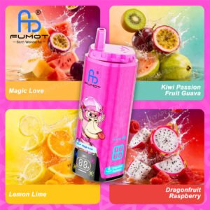fumot 80k magic love - kiwi passion fruit guava - dragonfruit raspberry - lemon lime