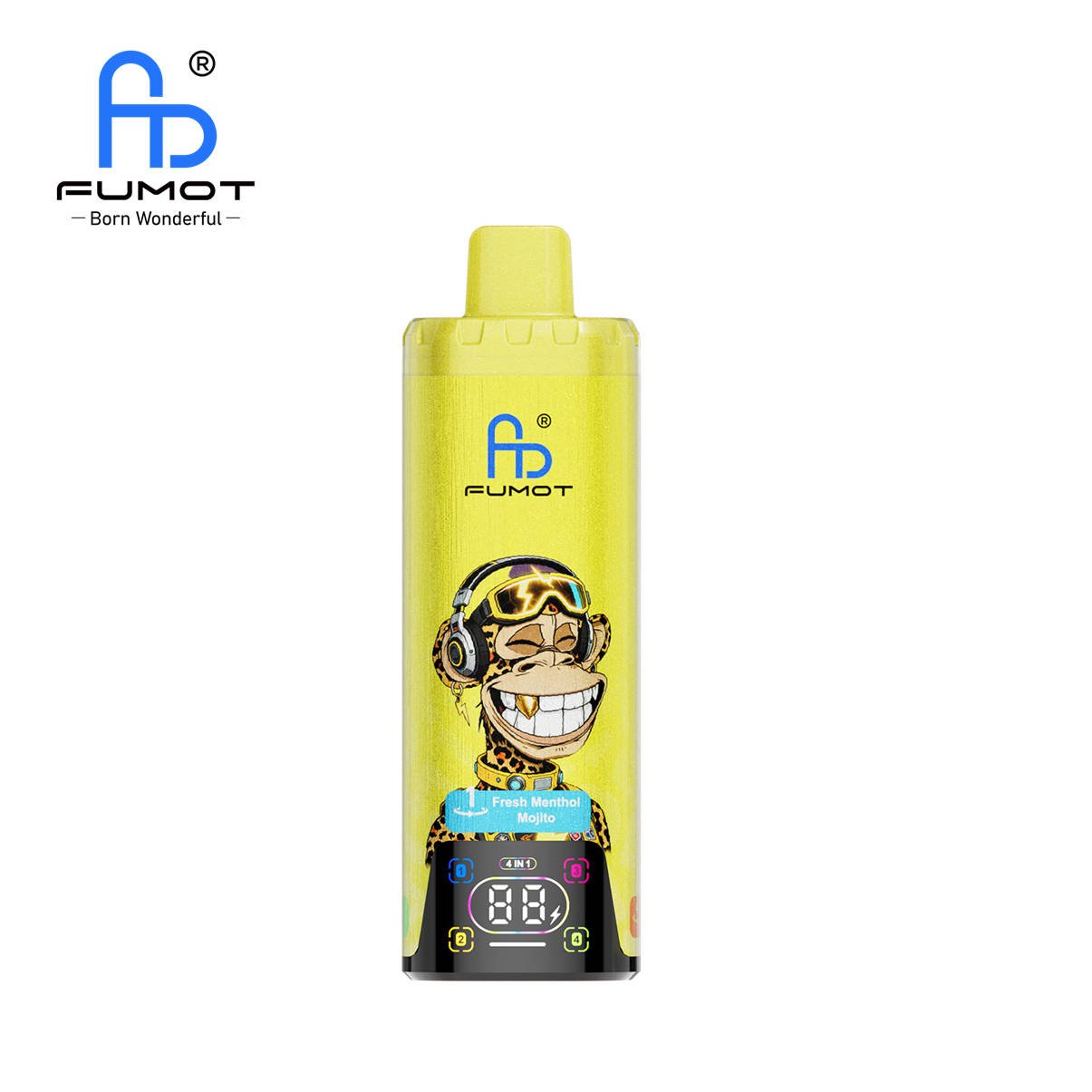 fumot eco 4in1 80k fresh menthol mojito - pink lemonade - cool mint - mint watermelon