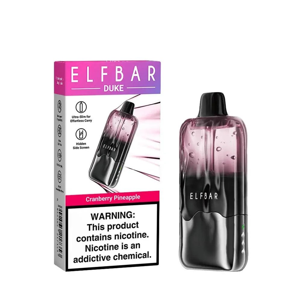 Verpackungsdesign der Cranberry-Ananas-Einzelverpackung elf bar duke 30000