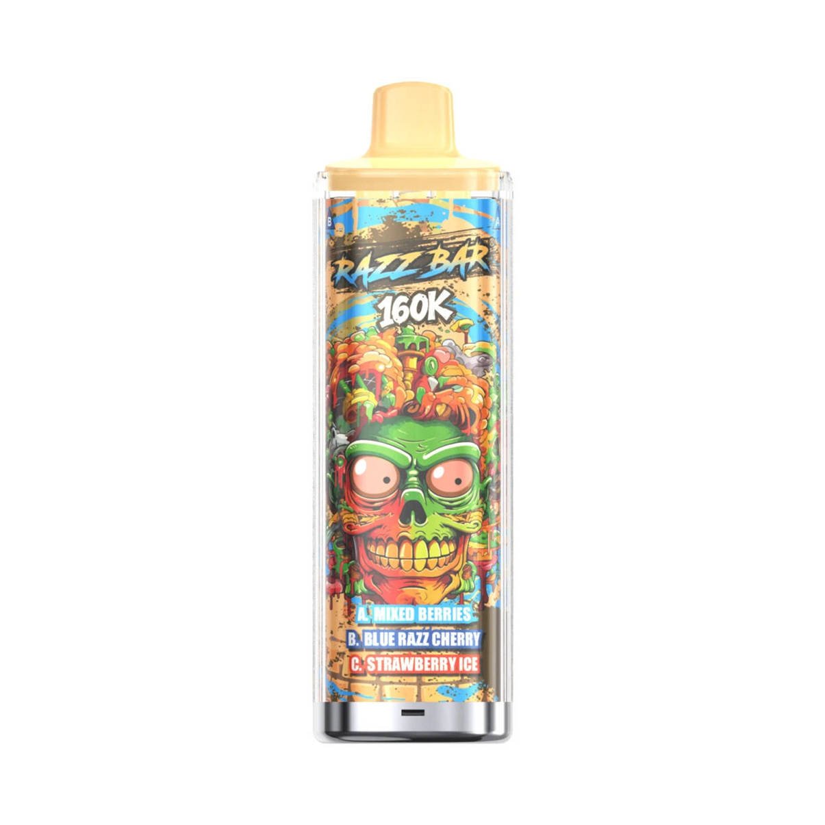 razz bar 160000 mixed berries - blue razz cherry - strawberry ice
