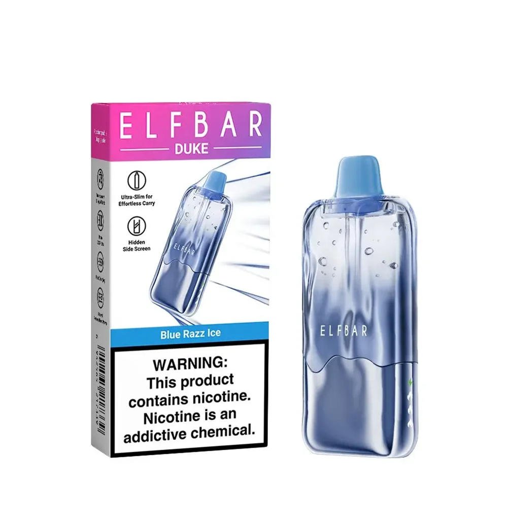 Einzelverpackung für die Modelle elf bar duke 30000 und blue razz ice