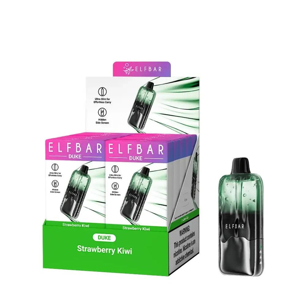 Standard-Großhandelsverpackung mit 10 Stück für elf bar duke 30000 und strawberry kiwi