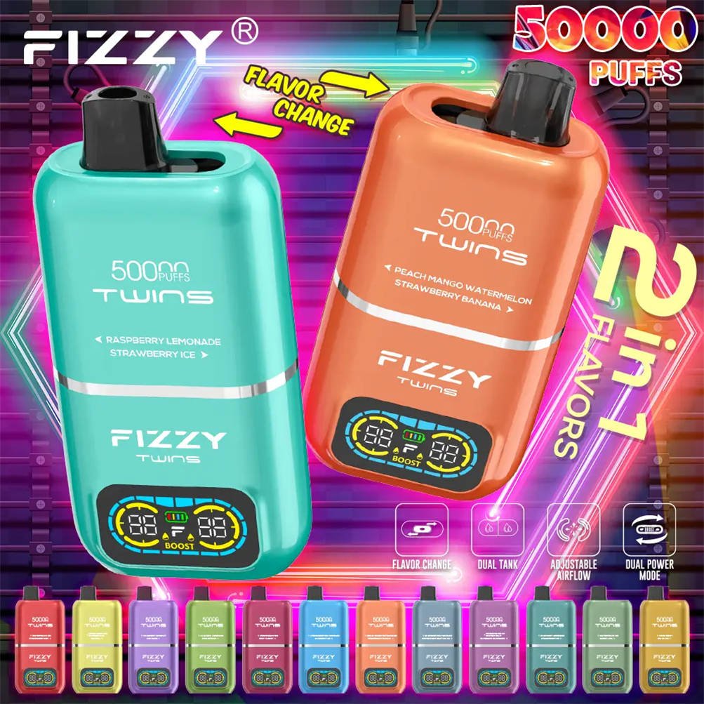 12 varianti di gusto colorate del modello fizzy twins 50000 12 varianti di gusto colorate del modello fizzy twins 50000