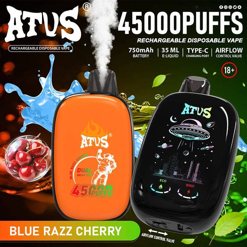 ATVS 45000 Blue Razz Cherry Ice