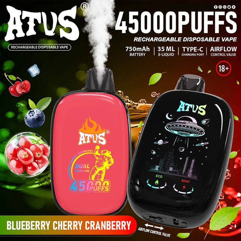 ATVS 45000 Blueberry Cherry Cranberry Ice
