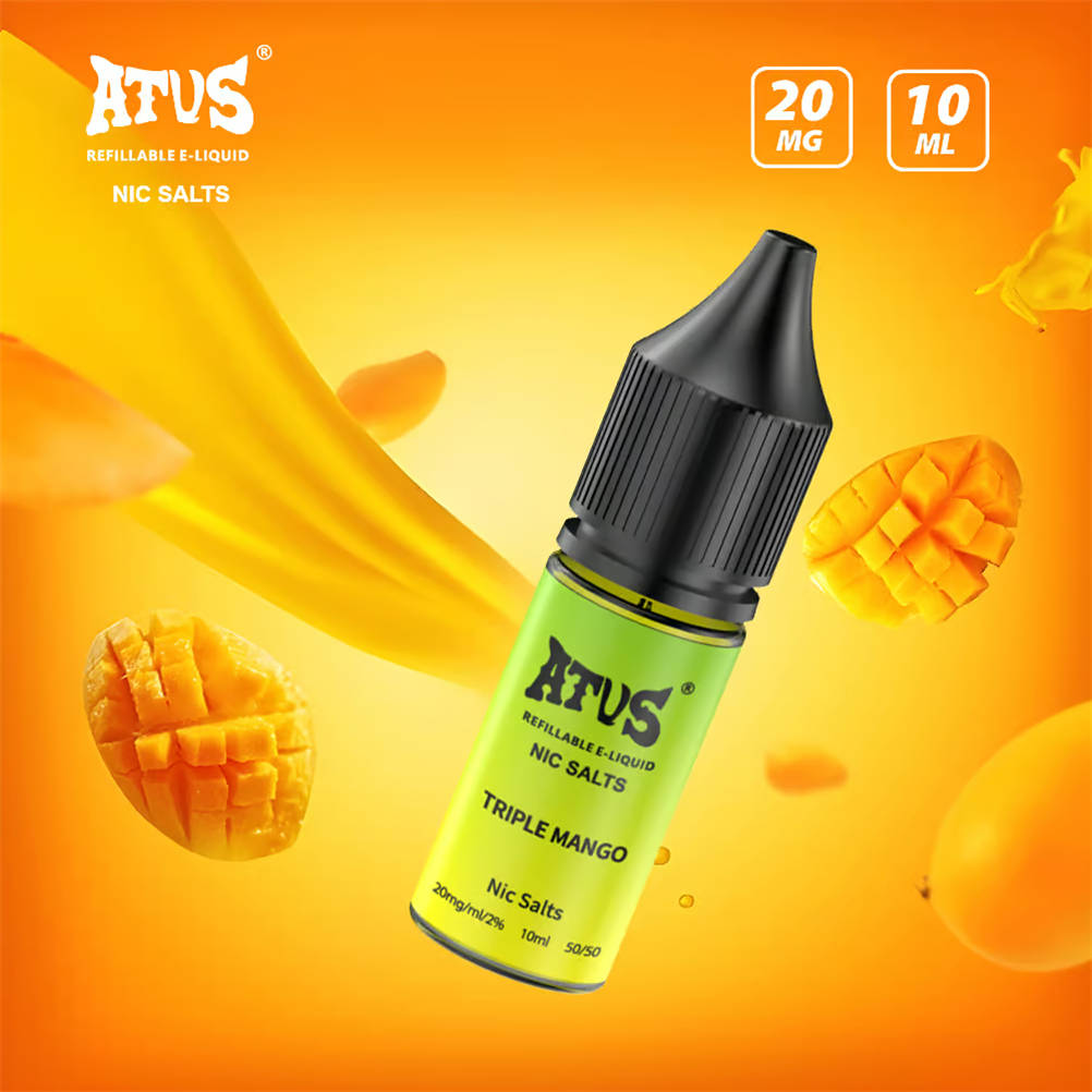 atvs, e-liquide de 10 ml, triple mango