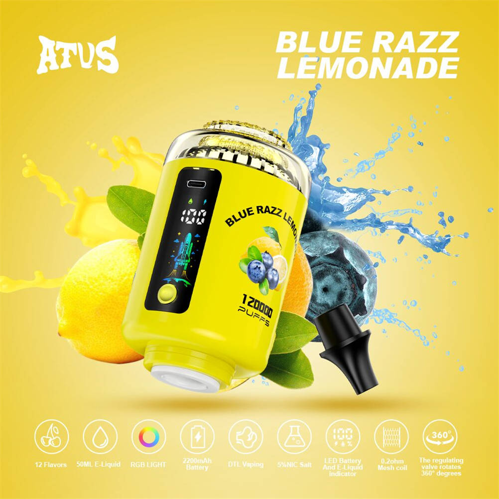 atvs 120000 blue razz lemonade entourés d'une multitude de citrons juteux et de baies fraîches atvs 120000 blue razz lemonade entourés d'une multitude de citrons juteux et de baies fraîches