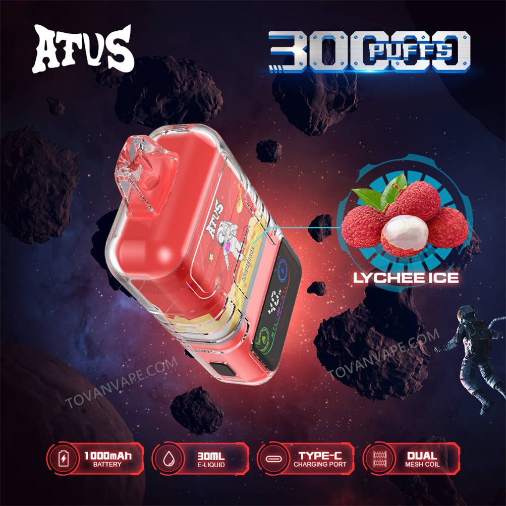 atvs 30000 puffs lychee ice