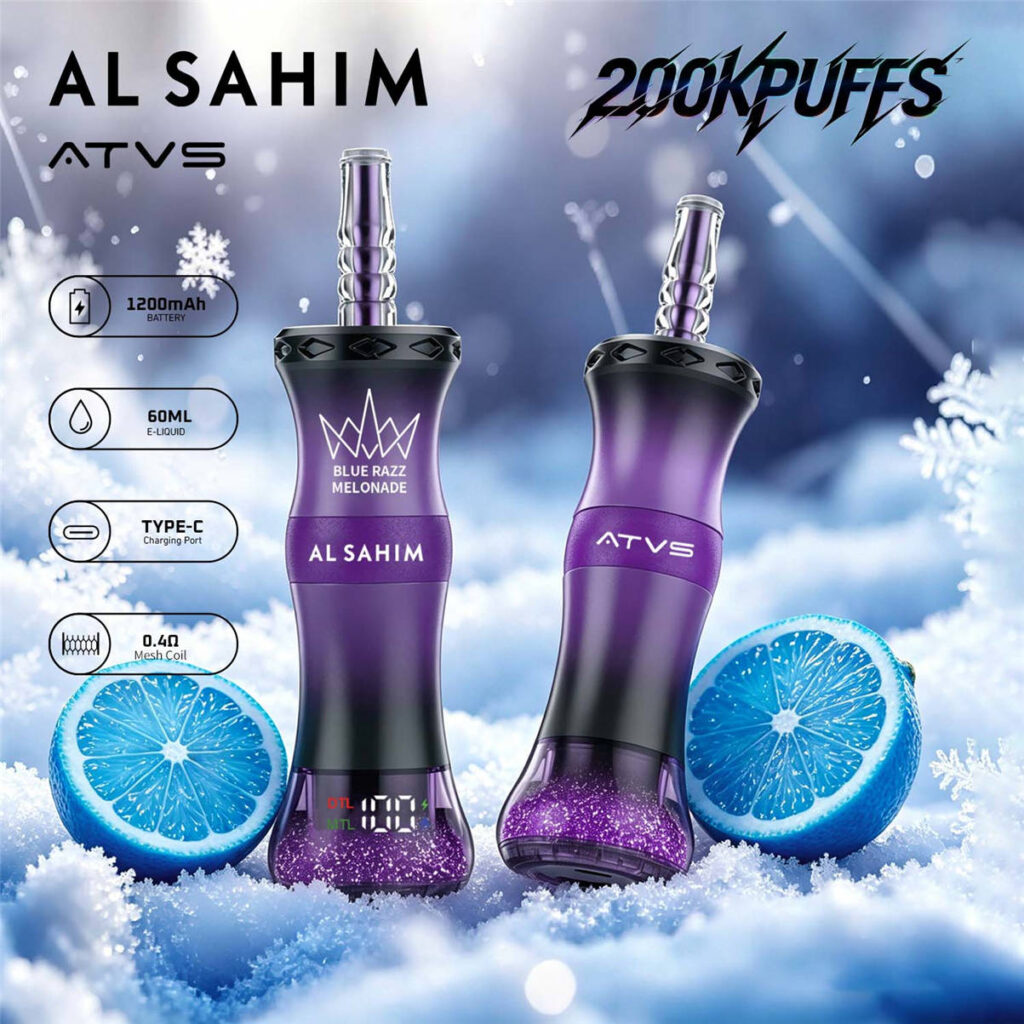 atvs al sahim 200000 200 000 bouffées blue razz lemonade