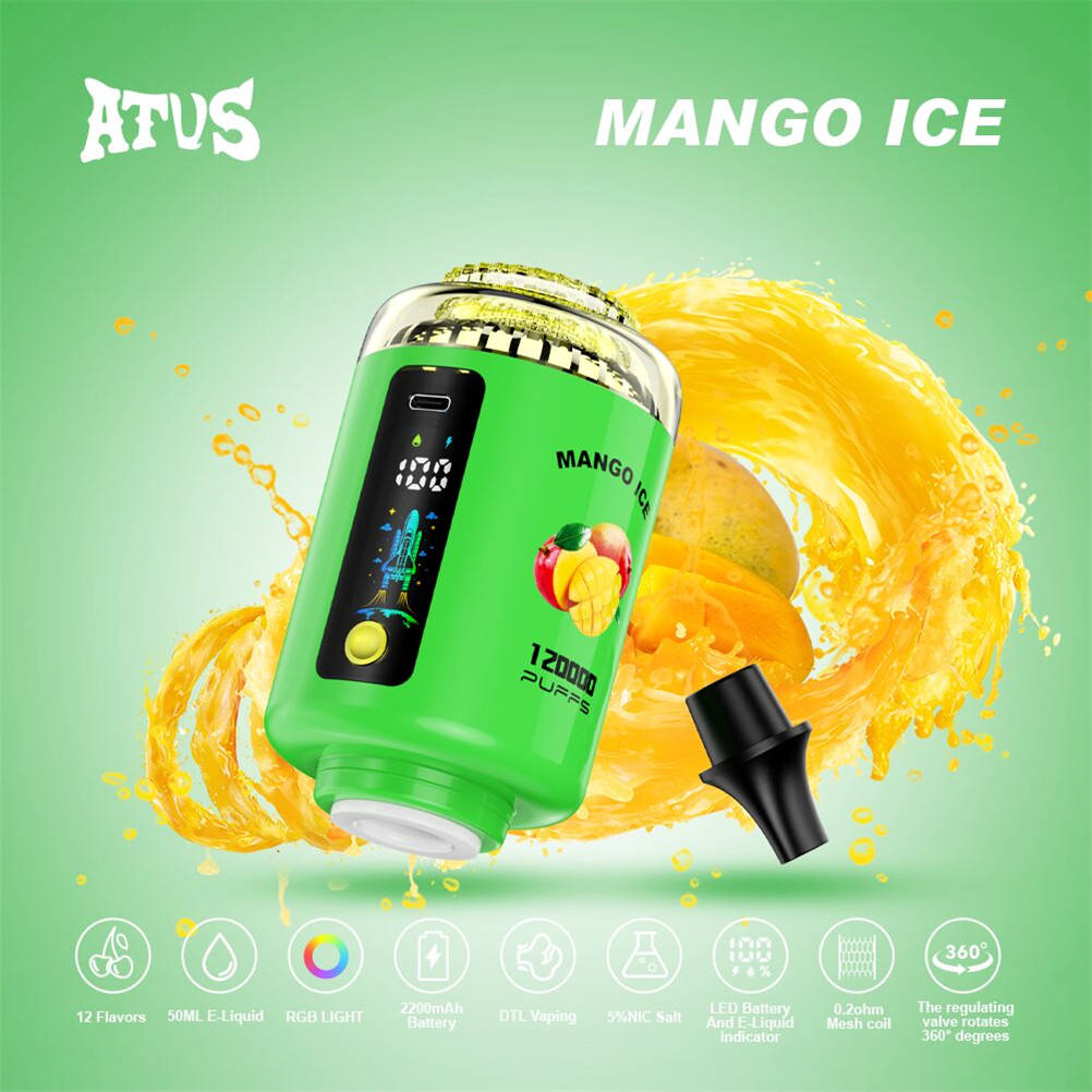 atvs 120000 et mango ice réfrigérés, entourés de morceaux de tropical mangoes mûrs atvs 120000 et mango ice réfrigérés, entourés de morceaux de tropical mangoes mûrs