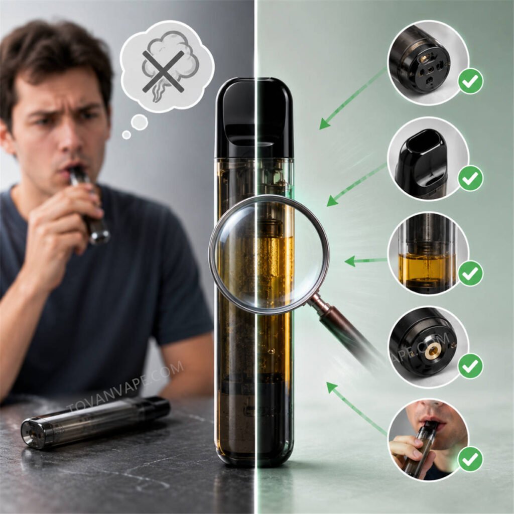 Disposable Vape Producing No Vapor? 5-Minute Quick Fix Guide