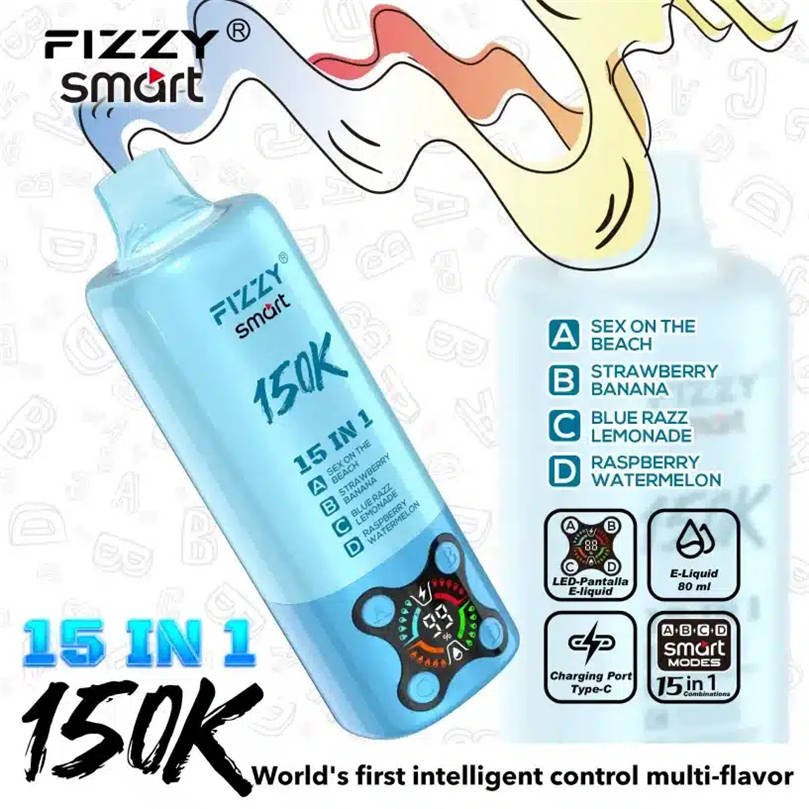 fizzy 150k Sigaretta elettronica 15 in 1 fizzy 150k Sigaretta elettronica 15 in 1