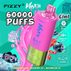 fizzy max lll 60k decorato con fragole glassate, kiwi, mirtilli e anguria