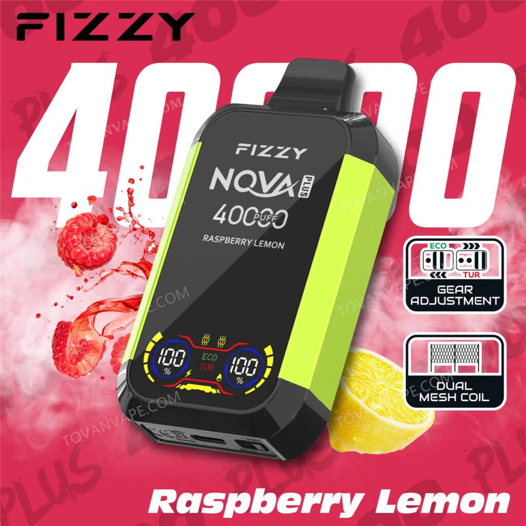 fizzy nova plus 40000 raspberry lemon accanto a limoni giallo brillante e lamponi rossi fizzy nova plus 40000 raspberry lemon accanto a limoni giallo brillante e lamponi rossi