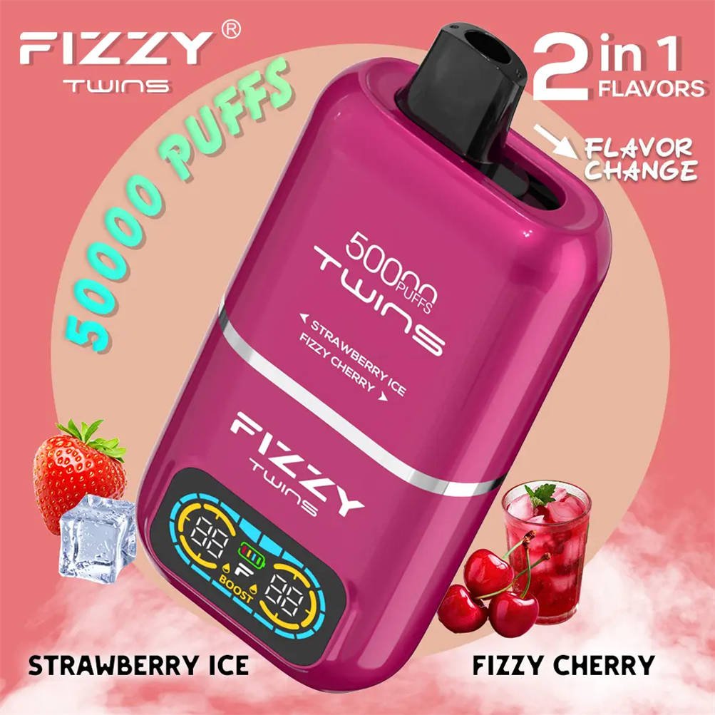 fizzy twins 50000 strawberry ice - fizzy cherry, circondati da fragole glassate e ciliegie fresche e mature fizzy twins 50000 strawberry ice - fizzy cherry, circondati da fragole glassate e ciliegie fresche e mature