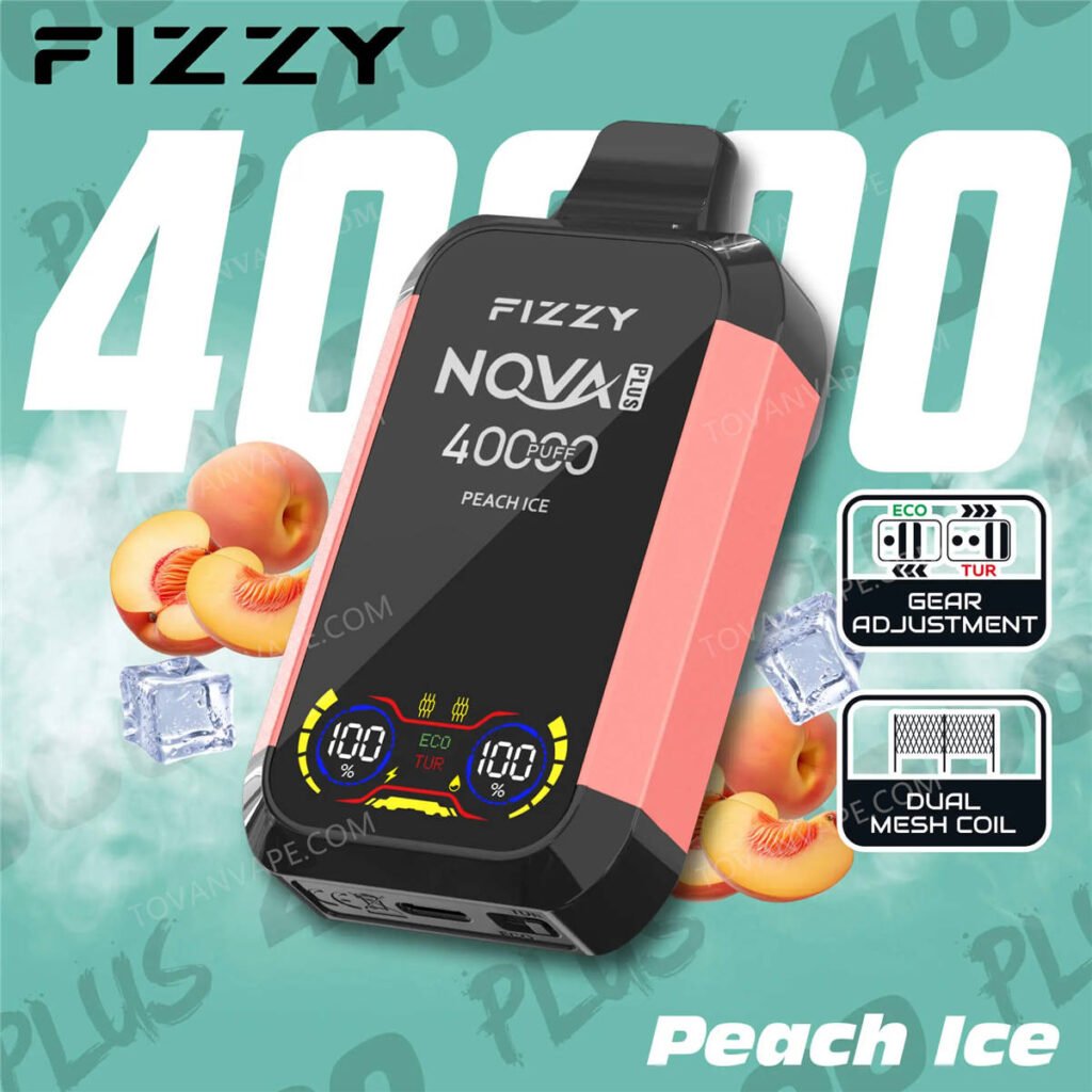 smerigliato fizzy nova plus 40000 peach ice incastonato tra dolci pesche e cristalli di ghiaccio smerigliato fizzy nova plus 40000 peach ice incastonato tra dolci pesche e cristalli di ghiaccio