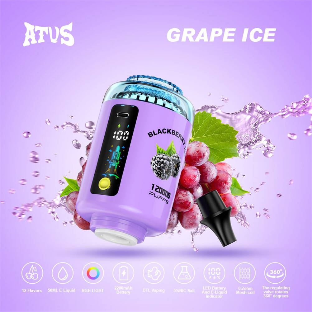 frosty atvs 120000 grape ice entouré de grappes de raisins violets sucrés frosty atvs 120000 grape ice entouré de grappes de raisins violets sucrés